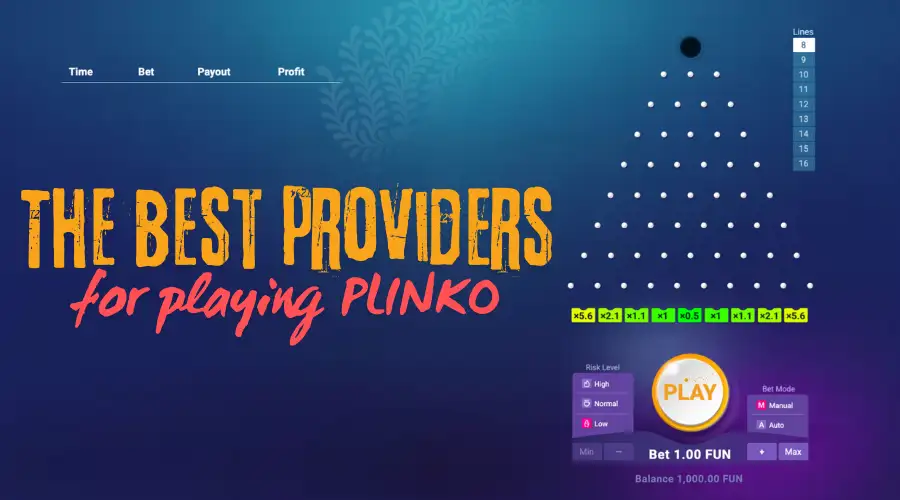The best providers for playing Plinko