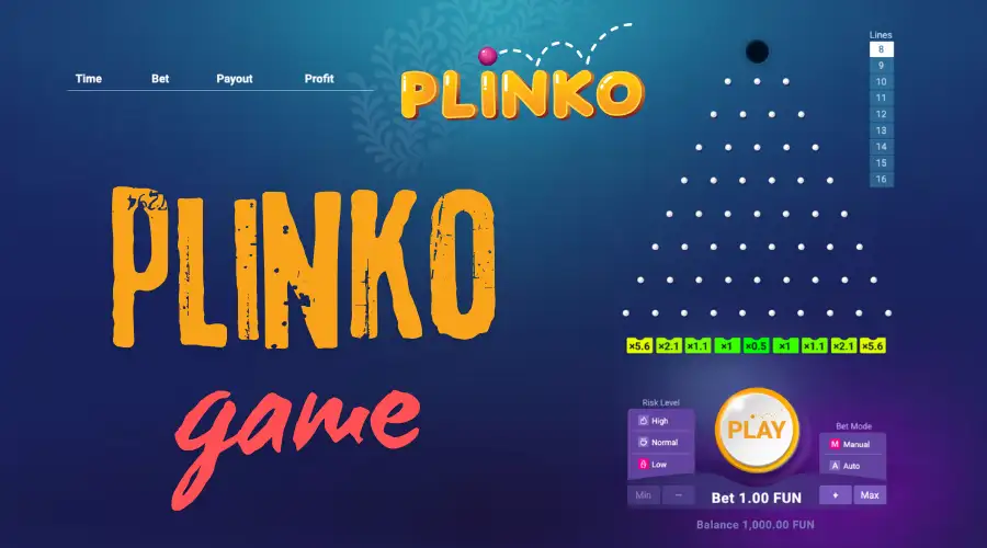 Plinko game